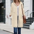 thumbnail image 2 of Towmus Women's Casual Oversized Loose Fit Zip Up Hoodies Sweatshirts Oversized Fall Clothing with Pocket, 2 of 8
