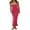 Rose Red, variant on Michellecmm Women Wrapped Sleeveless Backless Hanging Neck Solid Summer Dress