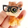 thumbnail image 2 of Mini Pet Toy Wolf #2141 with Glasses Accessory Collectible Little Animal Figurine Toys, 2 of 7