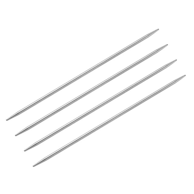 Unique Bargains 2 Pairs 4.8mm Double Pointed Knitting Sweater Needle Set, 9.84 Inches Length