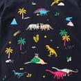 thumbnail image 4 of WOLLED Kids Baby Boys Girls Dinosaur T-Shirt Pretty Print Pullover Short-Sleeve Top Short Sleeve Top Kids Clothes for Toddler 1-8 Years Old, 4 of 8