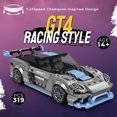 thumbnail image 2 of Set de construcción IBLOTIME GT4 Sports Car de 319 piezas a escala 1:24, 2 of 6
