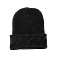 thumbnail image 1 of TopHeadwear GI Long Ribbed Slouch Watch Waffle Beanie - Black, 1 of 2
