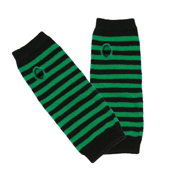 Firefly Hope Fingerless Gloves for Women Wrist Fingerless Gloves with Thumb Hole Winter Warm Fingerless Gloves Stretchy Half Finger Gloves for Women Men-Black Green