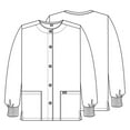 thumbnail image 4 of Dickies EDS Women Scrubs Warm Up Jacket, Snap Front Warm-Up, DK301, S, Toad-ally Chilling, 4 of 6