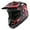 Racing Red, variant on 1Storm Adult Motocross Helmet BMX MX ATV Dirt Bike Helmet Racing Style HF801; Carbon Fiber Black