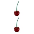 thumbnail image 3 of Wosthever Lovely Wine Red Cherry Shape Plastic Toilet Brush Holder Set Herramientas de limpieza Colores aleatorios uno 2piezas, 3 of 6