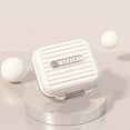 thumbnail image 4 of Portable Weekly Pill Organizer 7-Day 3 Times a Day Small Pill Box with Reminder for Travel & Daily Use Compact Plastic Medication Dispenser Storage Case, 4 of 9