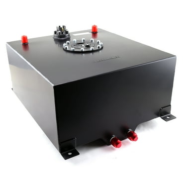 5 Gallon Fuel Cell Gas Tank & Level Sender Racing/drifting Coated Black