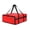 Red, variant on Pizza Carrier Insulated Bags Large for Deliveries, Insulated Pizza Carrier Delivery Bag 20x20x6in Food Bag for Personal and Professional Use