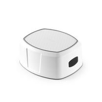 Chicco Single Step Stool for Toddlers with Grip-Texture Top and Anti-Slip Base - White, New
