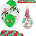 thumbnail image 2 of Globos de Navidad, Globo Blanco Verde de Cumpleaños, 15 Piezas de Decoración de Globos de Helio de Látex de 12 Pulgadas, Globos de Fiesta, para Fiesta de Festival de Bodas de Cumpleaños C, 2 of 5