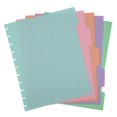 thumbnail image 1 of Cuaderno de anillas Talia - Separadores (Tamaño carta, 5 pestañas pastel), 1 of 3