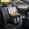 thumbnail image 5 of 15L Portable Electric Cooler Bag, Car Cooler Watertight Liner Bag, Soft Sided Thermoelectric Travel Cooler with Shoulder Strap, Storage Pocket &  12V Plug in for, 5 of 6