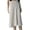 Apricot, variant on Joernso Women's Knee Length Skirt Summer Casual High Waisted Flared A-Line Skirt Stretchy Simple Foldover Midi Skirt