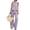 Purple, variant on Comfy Sets for Women Clothing Crew Neck Tank Top and Wide Leg Pants Summer Loungewear 2 Piece Travel Outfits
