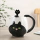 thumbnail image 4 of Wosthever Taza de café pintada a mano, taza de té de cerámica con Gato encantador, contenedor de comida para el desayuno, taza para agua y leche, Juegos de servir café y té Gato negro Wosthever HA081029-02, 4 of 6