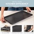 thumbnail image 5 of Alpha Living Double Griddle Pan for Stove Top - 18.75 Inch Non-Stick Marble Aluminum Griddle for Gas Grill Nonstick Pan for Crepes, Tortillas – Heat Resistant Handles – Even Heat Distribution, 5 of 6