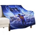 thumbnail image 1 of Lionel Messi Manta de franela anti-pilling, suave, ligera, esponjosa y acogedora de lujo para hogar y cocina – Perfecta para niños y adultos, 76.2cm×101.6cm, 1 of 6
