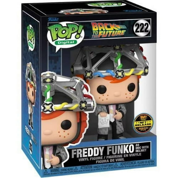 Funko Pop! Digital Back to the Future: Freddy as Doc with Helmet Limited to 2,500 Pieces