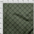 thumbnail image 3 of oneOone Cotton Poplin Dark Green Fabric Asian Batik Ogee Fabric For Sewing Printed Craft Fabric By The Yard 56 Inch Wide, 3 of 4