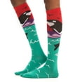 thumbnail image 4 of 1 Pair - V-Toe Flip-Flop Tabi Socks - Fun Orca Style, 4 of 6
