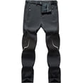 thumbnail image 3 of Men's Skiing Pants Waterproof Windproof Fleece Lined Hiking Cargo Insulated Pants Winter Warm Running Hiking Pant, 3 of 3