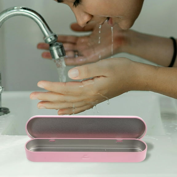 LEORX 1Pack Mini Metal Tin Box With Lid For Home Office Organization 7.00X1.49X0.79In