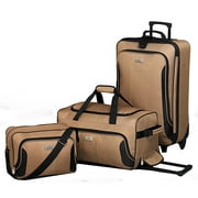 Protege 3-Piece Value Luggage Set, Khaki