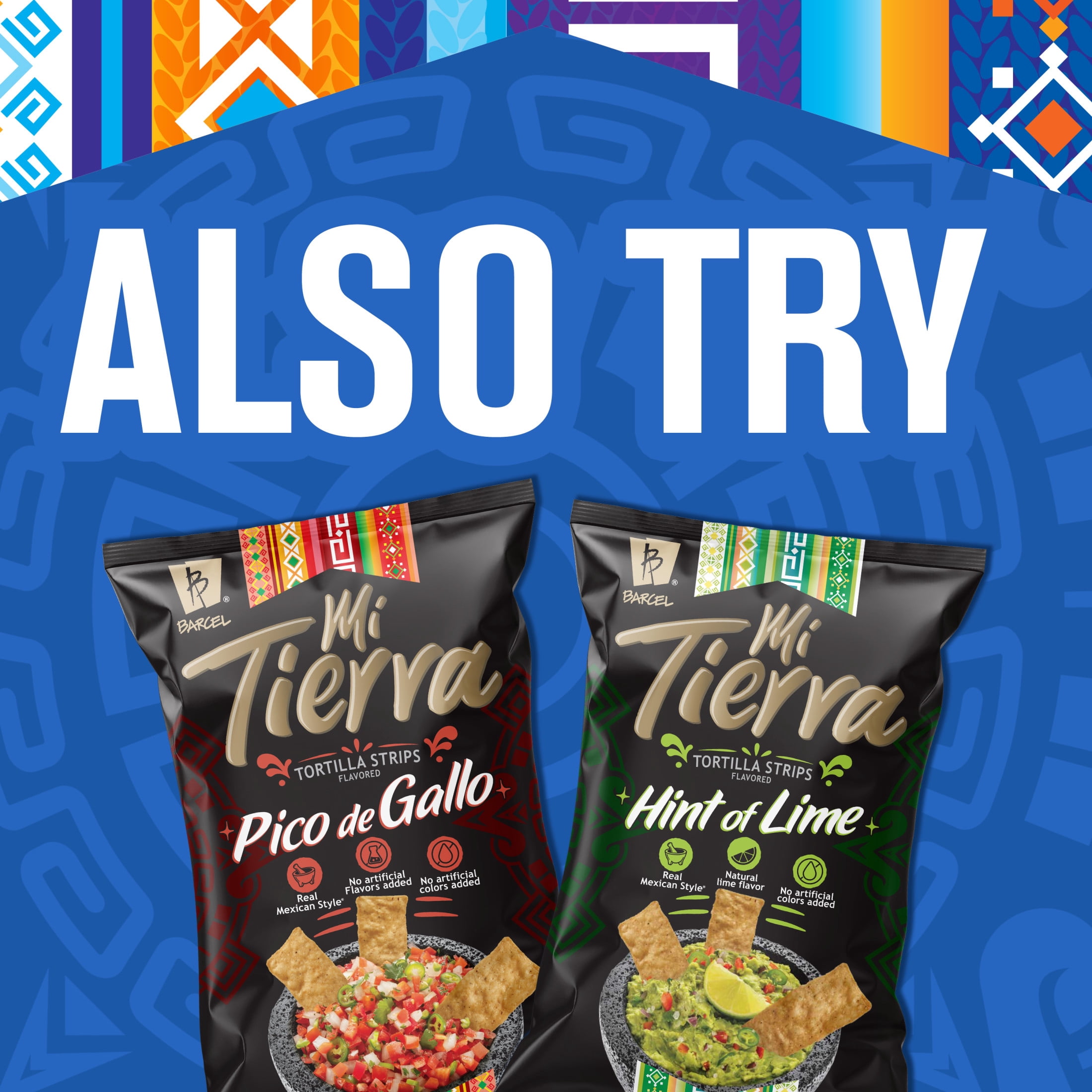 Barcel Mi Tierra 9.9 oz Bag, Sea Salt Tortilla Chip Strips