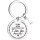 thumbnail image 1 of Censtreet To My Son Keychains Gift Inspirational Gifts from Mom Gift for Christmas Graduation Anniversaries Keychain Gifts, 1 of 8