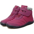 thumbnail image 3 of Women Winter Snow Boots Warm Furry Lined Ankle Booties Hook and Loop Outdoor Walking Womens Boots, 3 of 7