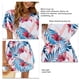 thumbnail image 2 of Vestido playero de mujer con escote en V, vestido playero corto de manga corta, vestido playero de alta intensidad, 2 of 3