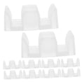 thumbnail image 4 of GOOHOCHY Glass Shower Door Track Guide 10Pcs Transparent Plastic Bumpers for Anti Collision in Shower Rooms, 4 of 8