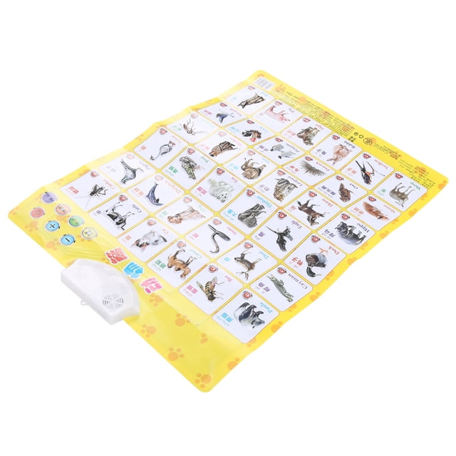 Póster de animales para pared, póster bilingüe de aprendizaje de animales, póster educativo, póster de animales, rendimiento inigualable