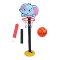thumbnail image 3 of TISHITA Mini Ensemble de Basketball Ensemble de Panier de Basketball Jeu de Baignoire Panier de Basketball Ajustable Éléphant, 3 of 8