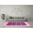 thumbnail image 3 of Ahgly Company Indoor Rectangle Oriental Pink Traditional Area Rugs, 3' x 5', 3 of 4
