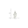 thumbnail image 2 of Sterling Silver Rhodium-Plated Script Letter G Initial Charm, 2 of 4