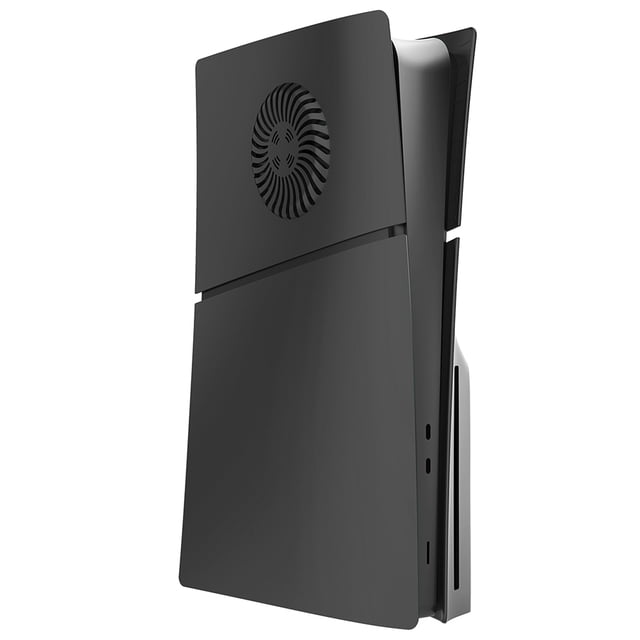 Carcasa de repuesto Wdftyju con placa frontal de ventilación de refrigeración para PS5 Slim Digital/Disc Edition