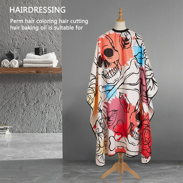 Capa de peluquero, capa para cortar el pelo, capa antiestática para peluquería, diseño de primera clase