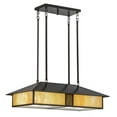 thumbnail image 3 of Meyda Tiffany 152601 Mission 4 Light 36" Wide Linear Pendant - Brown, 3 of 5