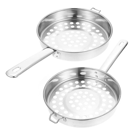 TABLZONE 2-Piece Stainless Steel Slotted Spoon Set Cooking Utensils Kitchen Tools