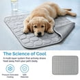 thumbnail image 6 of Gustave Dog Cooling Mat Washable Breathable Ice Silk Self Cooling Pad Pet Sleeping Bed Blanket for Small Medium Large Dogs Cats "Gray, XL", 6 of 8