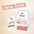 thumbnail image 4 of Dove Beauty Bar Women's Bath Soap Rebalancing White Peach & Rice Milk, 3.75 oz 4 Bars, 4 of 12