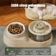 thumbnail image 5 of Comedero Para Gatos Dos En Uno Con Protector De Cuello Y Dispensador Automático De Agua Circulante, De Plástico Beige, Para Una Alimentación Fácil Y Una Comida Limpia (1 Unidad) Rkxzt, 5 of 8