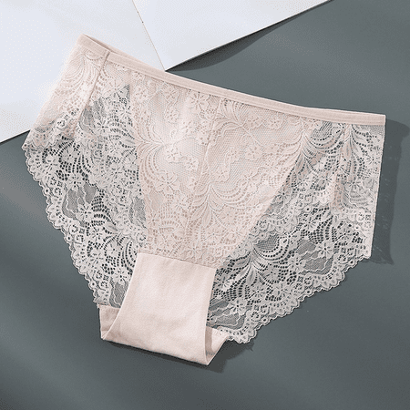 Fulorrnie Underwear for Women Plus Size High Waist Breathable Comfort Panties Cute Briefs Elastic Panty  Khaki  6