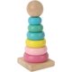 thumbnail image 1 of Juguetes Apilables de Anillos TUNC Madera Brillante Colorido Juego de 6 Piezas, 1 of 5