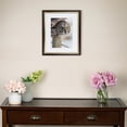 thumbnail image 4 of ArtToFrames 5x5 Inch Mahogany and Gold Slope Frame Picture Frame, This Brown MDF Poster Frame is Great for Your Art or Photos, Comes with Regular Glass (4447), 4 of 8