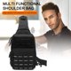thumbnail image 5 of Mochila multifuncional para acampar Bolso bandolera con hebilla desmontable (Negro), 5 of 6