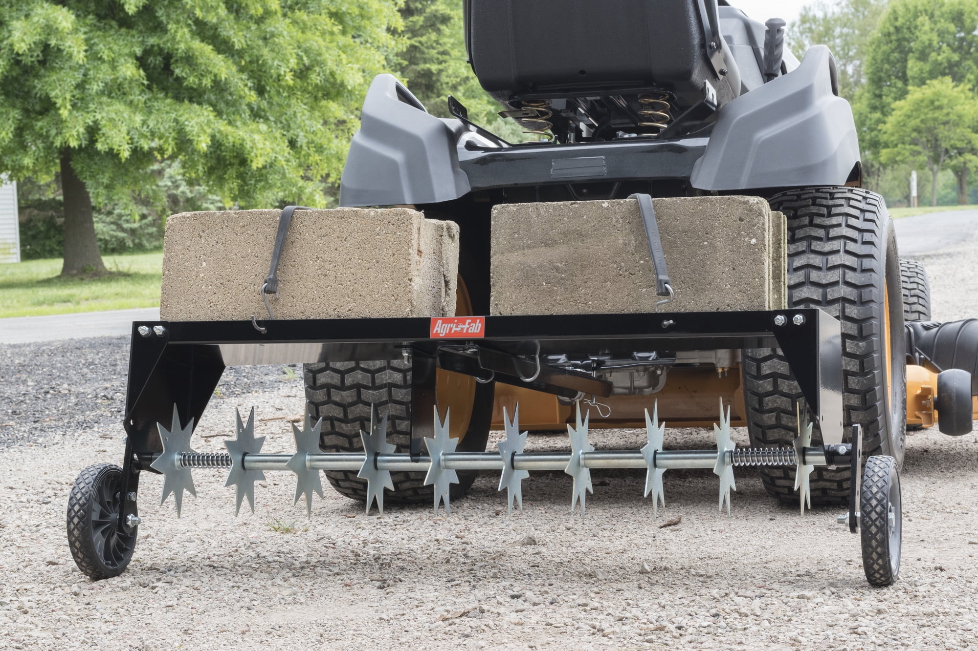 Agri-Fab 40" Spike Aerator Tow Behind Lawn Groomer Model #45-0544